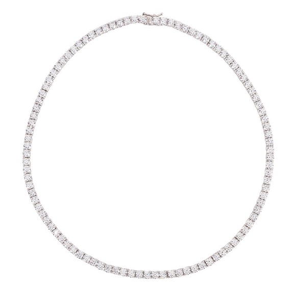 💎 The M Jewelers NY - Full Iced Out Diamond Necklace 💎 - Picture 1 of 7